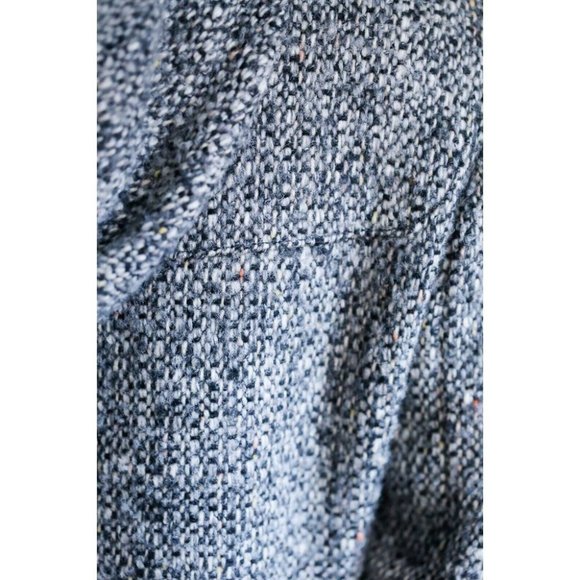 Sportmax Tweed Toggle Buttons Hooded Fall Wool Coat 14/L - Picture 8 of 15